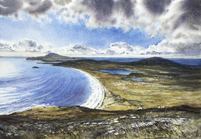 Achill Island from the Menawn Cliffs